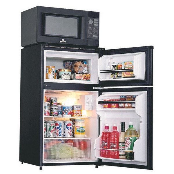 Mikrobølgeovn på kjøleskapet - kan jeg si det?