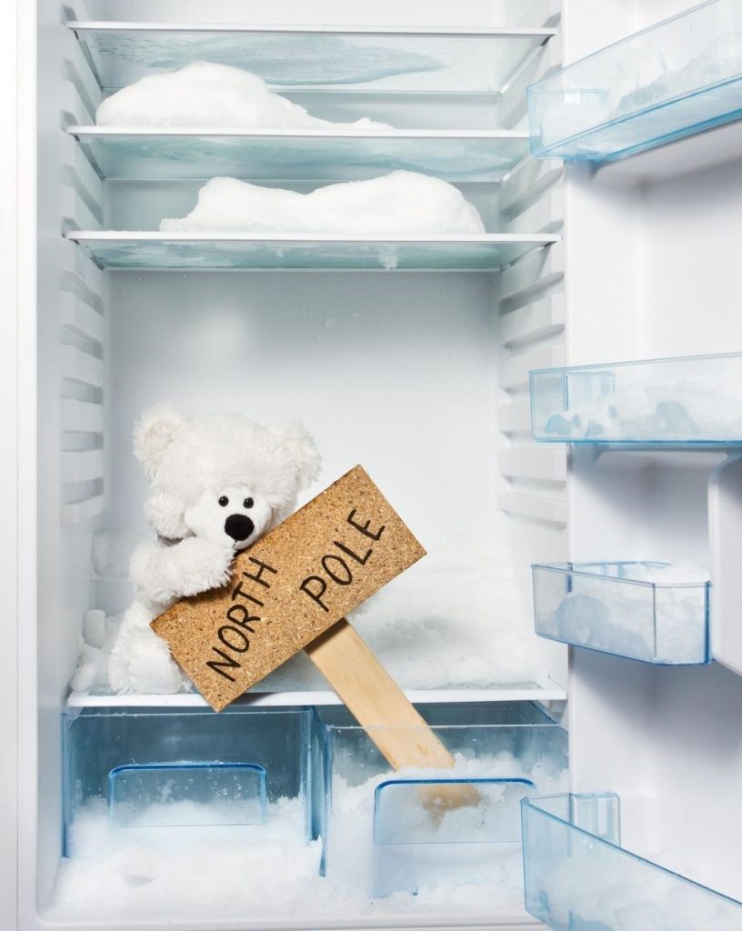 Các dạng băng trong tủ đông: cách loại bỏ và ngăn đá