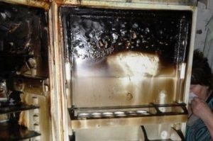 Može li hladnjak eksplodirati ili se zapaliti - uzroci požara i načini za izbjegavanje opasnosti